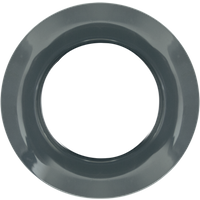 Oeillets clipsables plastique brillant 44mm gris - Mondial Tissus