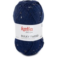 Pelote de fil à tricoter Bulky tweed n°215 bleu outremer - Katia - Katia - Mondial Tissus