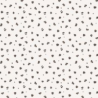 Maille velours imprimée mini léo blanc - Mondial Tissus