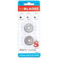 Lames pour cutter rotatif Ø28mm - Coupe droite - Mondial Tissus