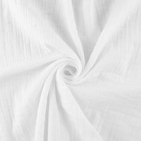 Tissu à draps double gaze blanc - Mondial Tissus