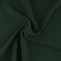 Crepe ceremonie poly vert fonce - Mondial Tissus