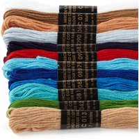 12 échevettes fil mouliné - Mondial Tissus