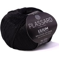 Pelote de fil lilium N°99 noir Passard - Plassard - Mondial Tissus