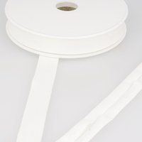 Biais jersey viscose stretch 20mm écru - Mondial Tissus