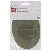 Renfort suédine vert à coudre 9.6 x14.5 cm MT - MT - Mondial Tissus