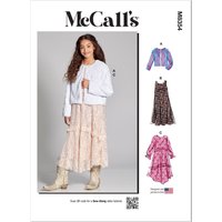 Patron McCall's 8354 - Robe, Dessous de robe et Veste - 7 à 14 ans - McCall's - Mondial Tissus