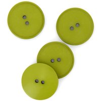 Boutons plats 2 trous vert kaki 28 mm - MT - Mondial Tissus