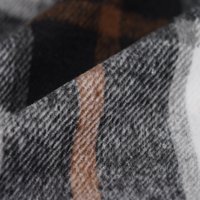 Tissu jacquard plaid carreaux noir blanc - MT - Mondial Tissus