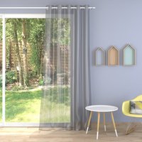 Tissu voile Chic gris grande largeur - Linder - Mondial Tissus