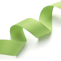 Ruban gros grain 25 mm vert - Frou Frou - Mondial Tissus