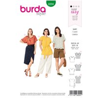 Patron Burda 6204 T-shirt blouse femme réversible - du 36 au 46 - Burda - Mondial Tissus