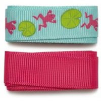 Lot de 2 rubans fantaisies bleu et rose 3 m x 16 mm - Récréatys - Mondial Tissus