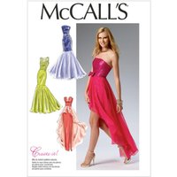 Patron McCALL's M6838E5 Robe,Accessoire,Jupe Femme 42-50 - McCall's - Mondial Tissus