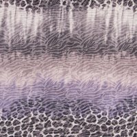 Tissu voile polyviscose imprimé peau de bête violet - Mondial Tissus