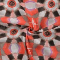 Tissu résille mystique rouge - Mondial Tissus