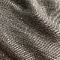 Tissu voilage rayures texturées marron grande largeur - Mondial Tissus