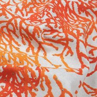 Tissu bachette enduite Calédonie rouge - Mondial Tissus