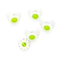 Boutons forme marguerite vert 14mm MT - MT - Mondial Tissus