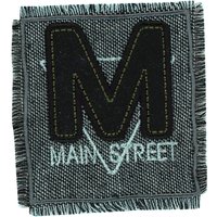 Écusson carré main street gris et noir - Mondial Tissus