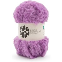 Pelote de fils à tricoter Pingo Furry soft lilas - Pingouin - Pingouin - Mondial Tissus