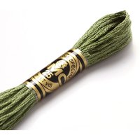 Fil mouliné à broder - Tons verts - COL 3363 - DMC - Mondial Tissus