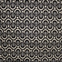 Maille jersey jacquard rond vintage gris - Mondial Tissus