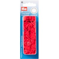Boutons-pression Color Snaps rouge clair 12.4 mm - Prym - Mondial Tissus
