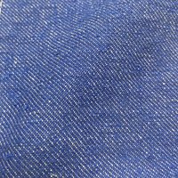 Toile denim polycoton bio recyclée bleu vif - Origine France - Mondial Tissus