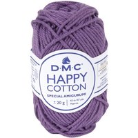 Pelote Happy cotton 20 gr violet - DMC - Mondial Tissus