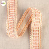 Galon bicolore ruban orange 23mm - Mondial Tissus