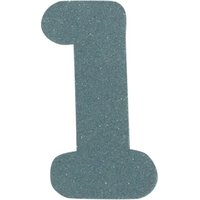 Écusson chiffre 1 réfléchissant - Mondial Tissus