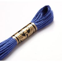 Fil mouliné à broder - Tons bleus - COL 792 - DMC - Mondial Tissus