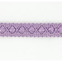 Galon losange 12mm lilas - Mondial Tissus