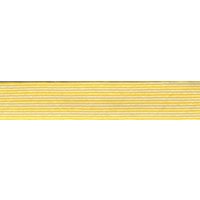 Biais fines rayures jaune 20 mm - Mondial Tissus