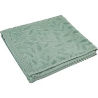 Serviette dévoré feuillage vert 50x100cm - MT - Mondial Tissus