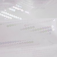 Tissu tulle pois brillant blanc - Mondial Tissus