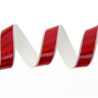 Ruban irisé rouge 25mm - Mondial Tissus