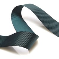 Ruban gros grain vert sapin 25 mm - MT - Mondial Tissus