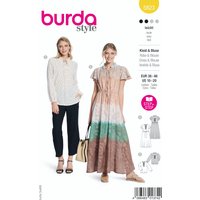 Patron Burda N° 5823 robe et chemisier T 36 à 46 - Burda - Mondial Tissus