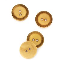 Boutons ronds en bois 20 mm - MT - Mondial Tissus