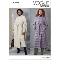 Patron Vogue V2055Y5 Manteau trench pour femme du 46 au 54 - Vogue - Mondial Tissus