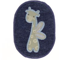 Écusson thermocollant Jeans girafe - Frou Frou - Mondial Tissus