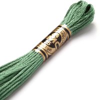Fil mouliné à broder - Tons verts - COL 562 - DMC - Mondial Tissus