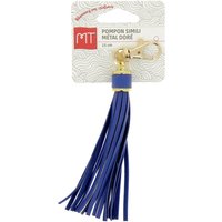 Pompon simili bleu marine/or x1 - MT - Mondial Tissus