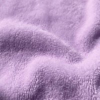 Tissu éponge bambou douce unie lilas - Mondial Tissus