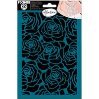 Pochoir 3D roses - Aladine - Mondial Tissus