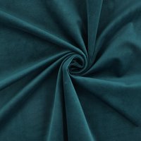 Tissu velours Decker bleu canard - MT - Mondial Tissus