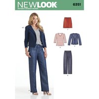 Patron New Look 6351 - ensemble femme - Newlook - Mondial Tissus