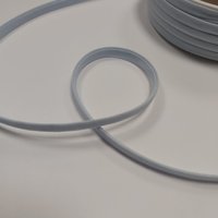 Cordon spaghetti coton uni 7mm bleu - Frou Frou - Mondial Tissus